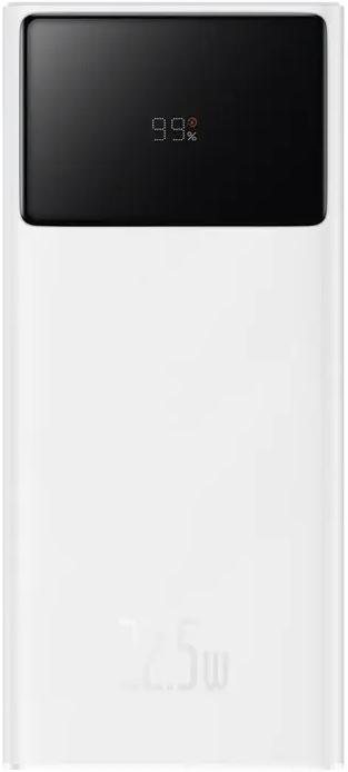 Портативное зарядное устройство Baseus Star-Lord Digital Display Fast Charge Power Bank Overseas Edition White (PPXJ080002)
