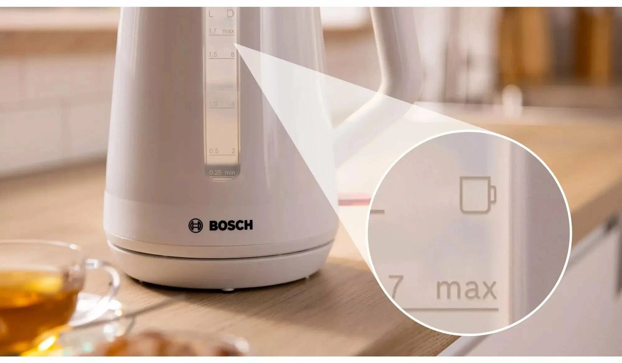Электрочайник Bosch TWK1M121 белый