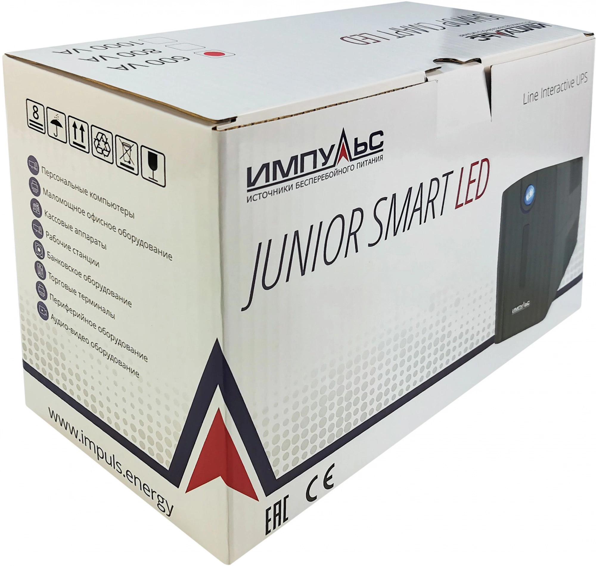 Источник бесперебойного питания Импульс Юниор Смарт 600 (JS60113)