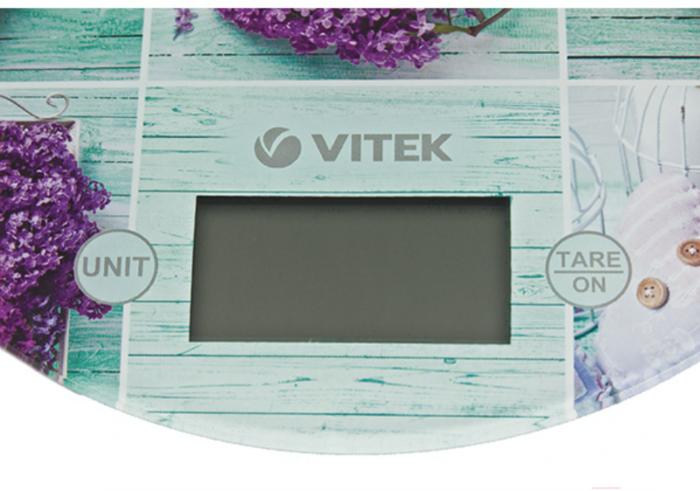 Кухонные весы Vitek VT-2426 Lilac/Illustration