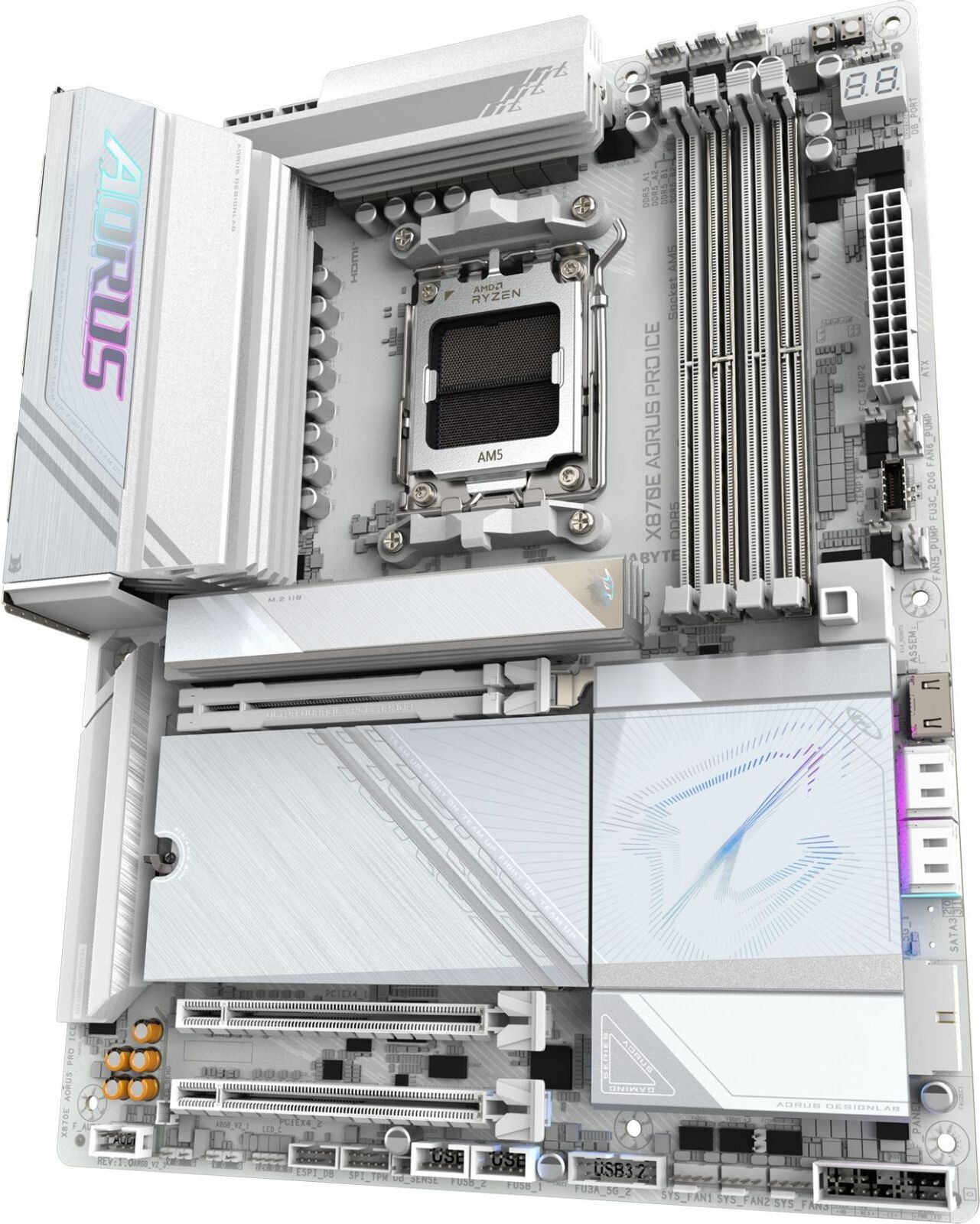 Материнская плата GigaByte X870E Aorus Pro Ice