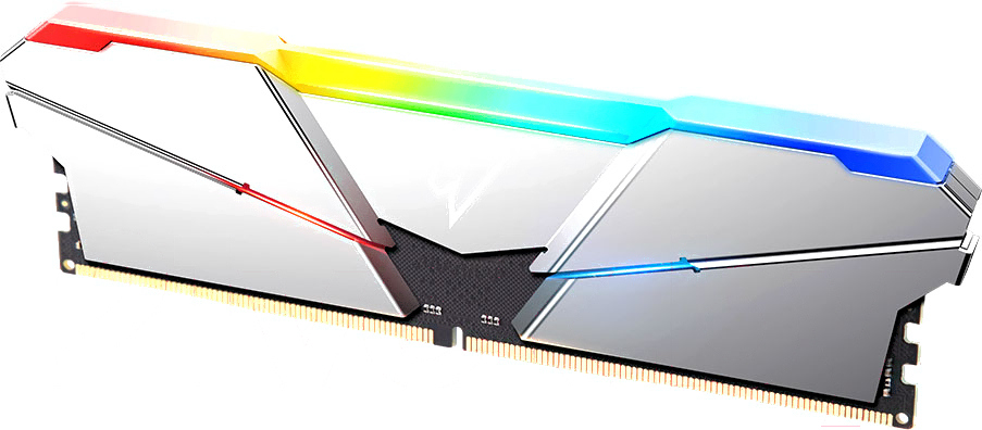 Оперативная память Netac Shadow RGB XMP Silver 32GB DDR5 (NTSRD5P56DP-32S)