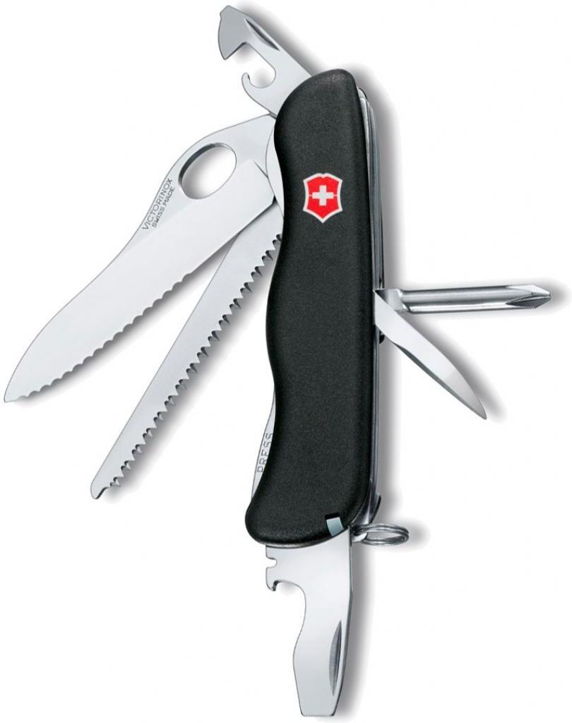 Мультитул Victorinox Trailmaster One Hand Wavy Edge черный (0.8463.MW3)