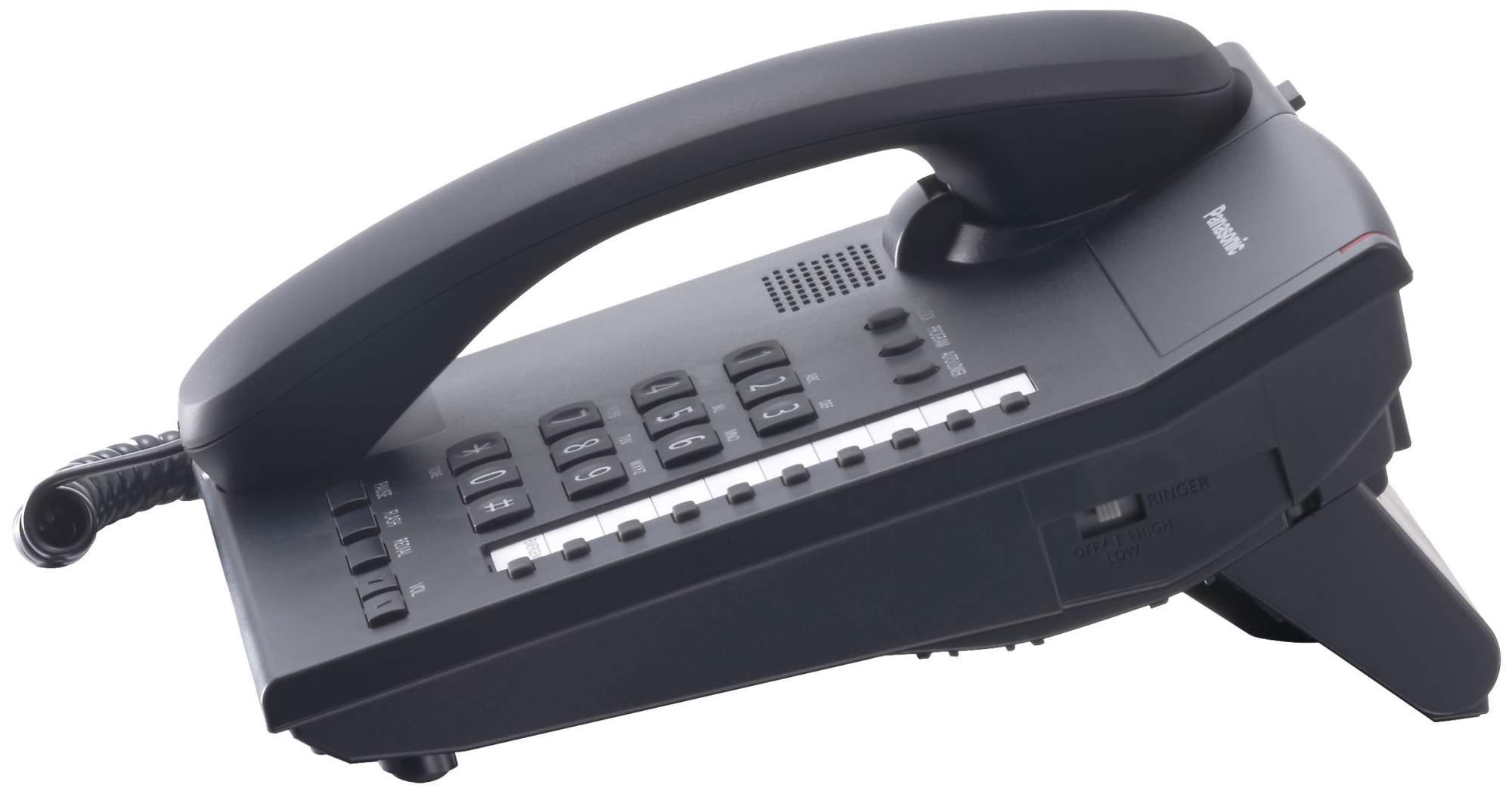 Проводной телефон Panasonic KX-TS2382RUB черный