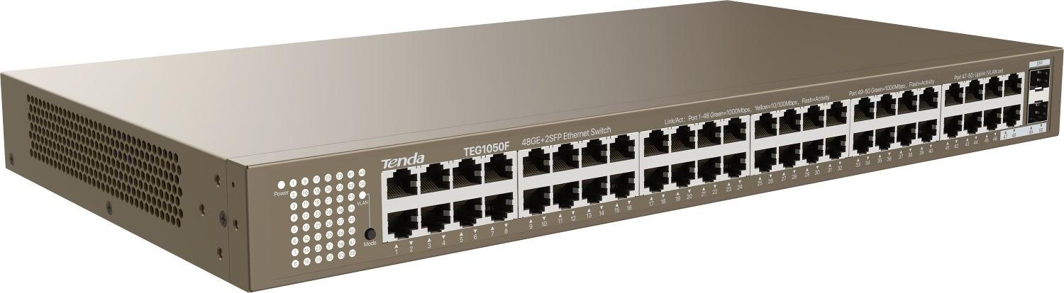 Коммутатор Tenda 48PORT 1000M (2SFP TEG1050F)