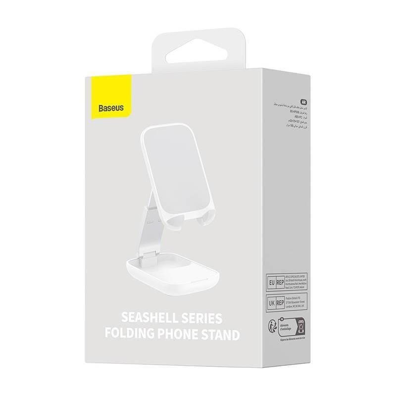 Подставка для смартфона Baseus Seashell Series Moon White (B10551500211-00)