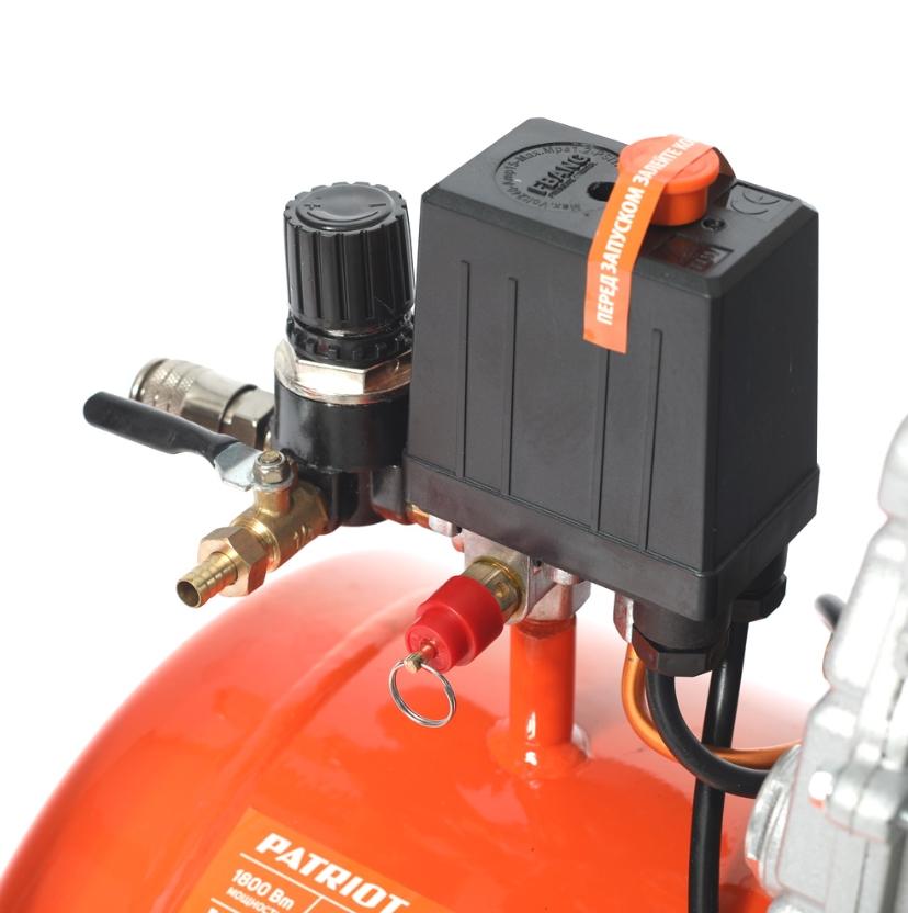 Компрессор Patriot EURO 50-260K оранжевый (525306316)