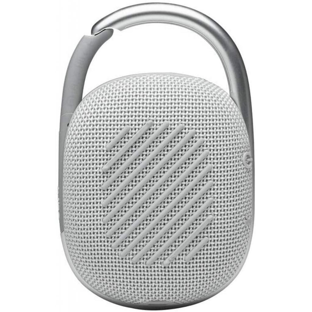 Беспроводная колонка JBL Clip 4 белый (JBLCLIP4WHT)
