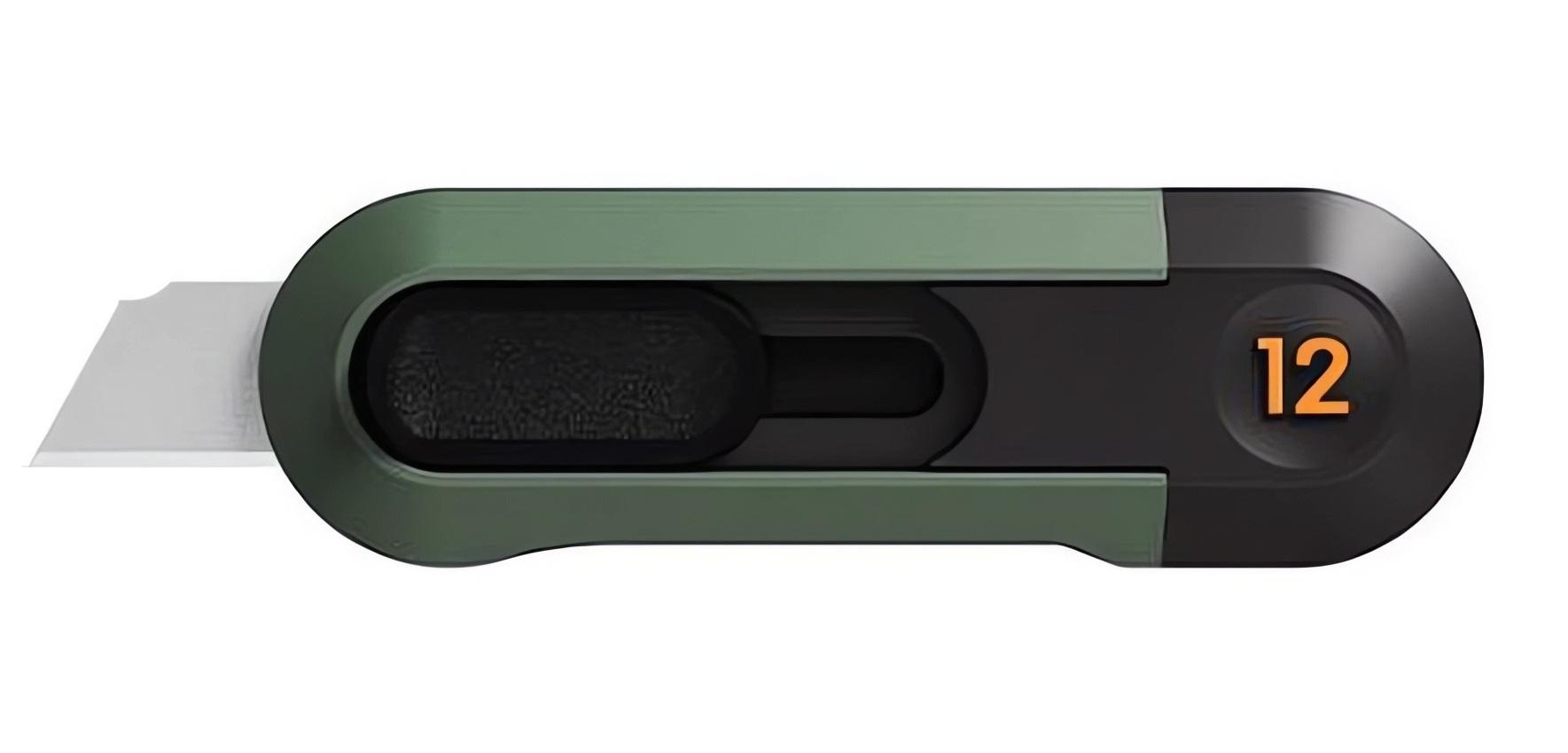 Нож строительный Deli Home Series Green (HT4007L)