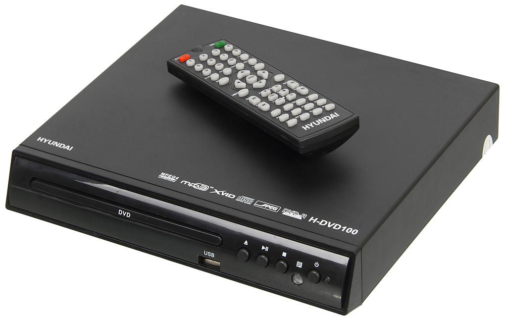 DVD-плеер Hyundai H-DVD100 черный