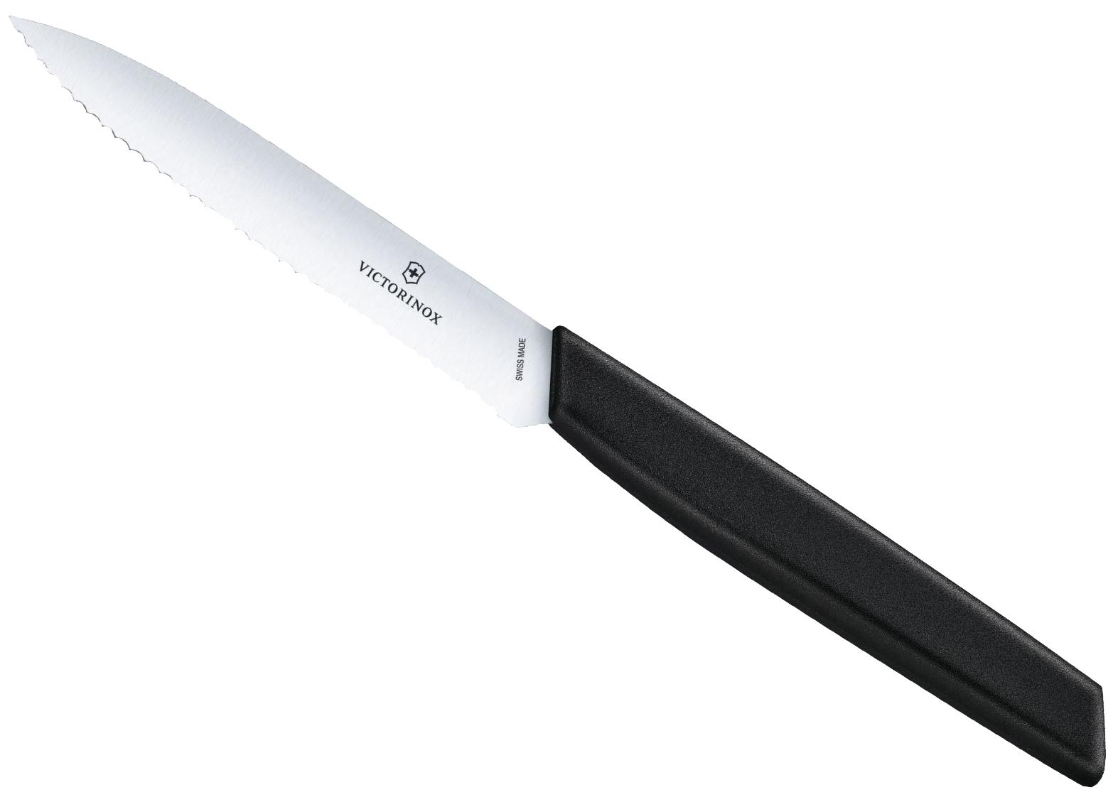 Нож кухонный Victorinox Swiss Modern черный (6.9003.10W)