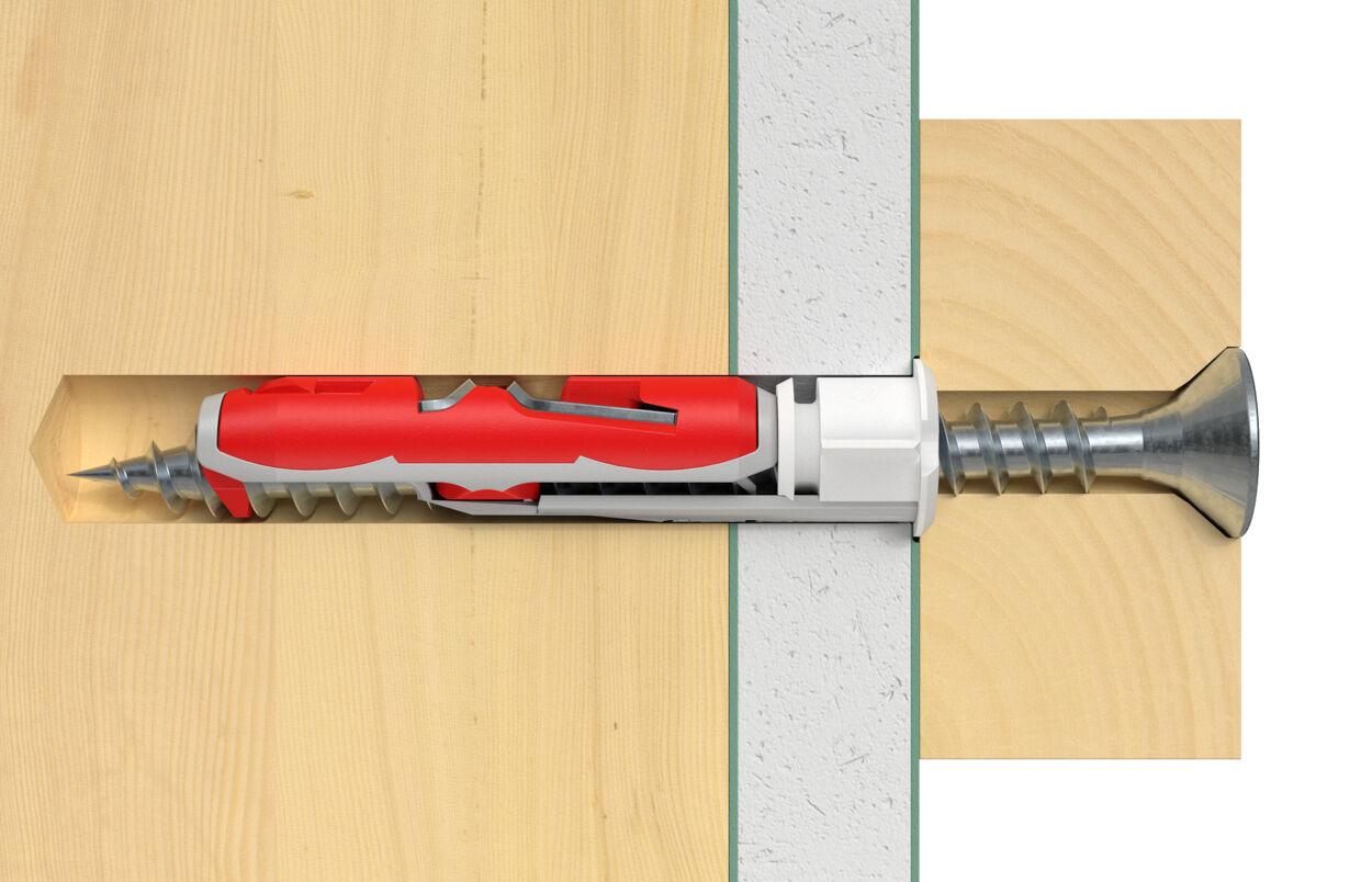 Дюбель Fischer DuoTec 12 S PH крюк полукольцо 10шт (542798)