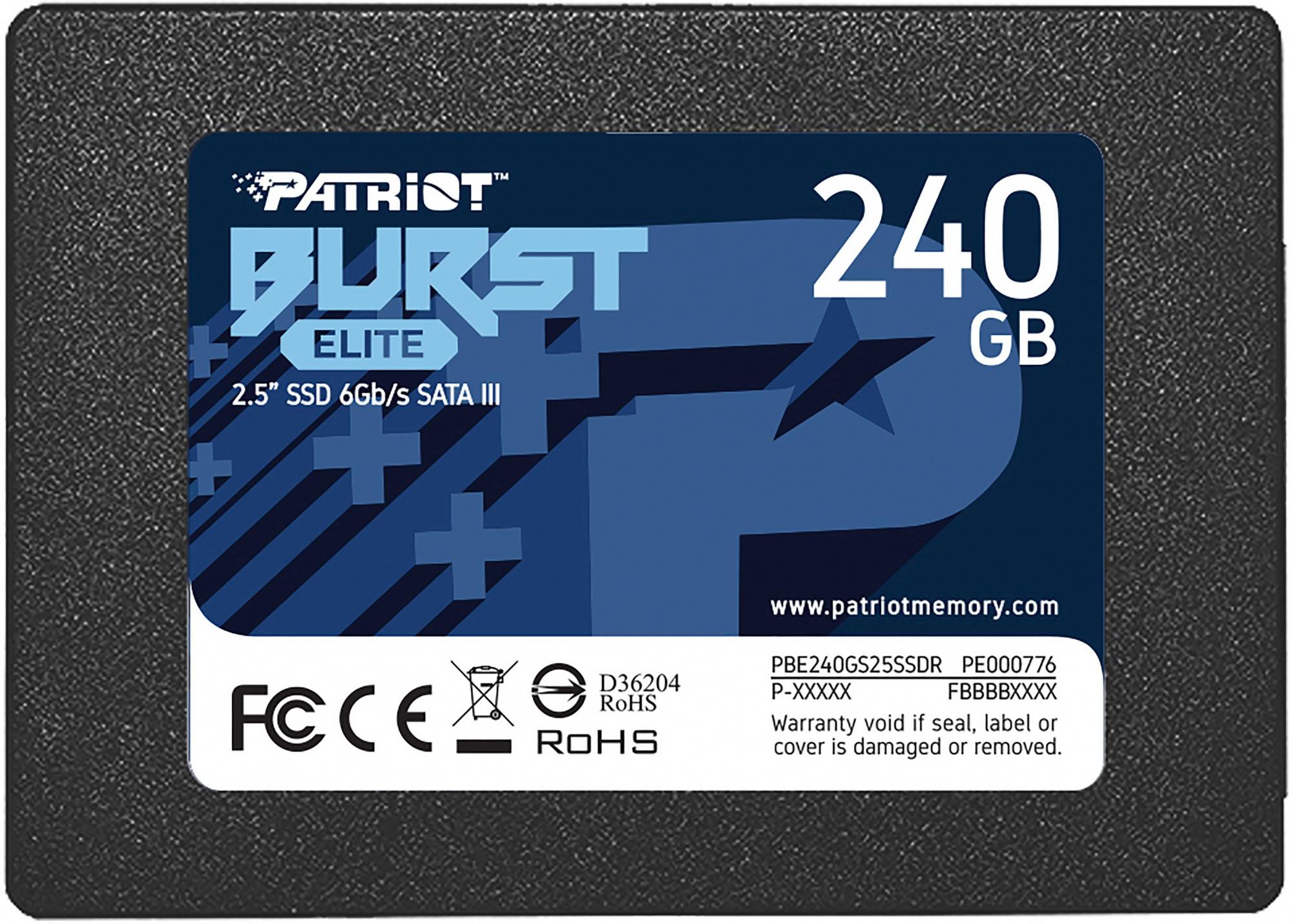 SSD диск Patriot 240GB PBE240GS25SSDR