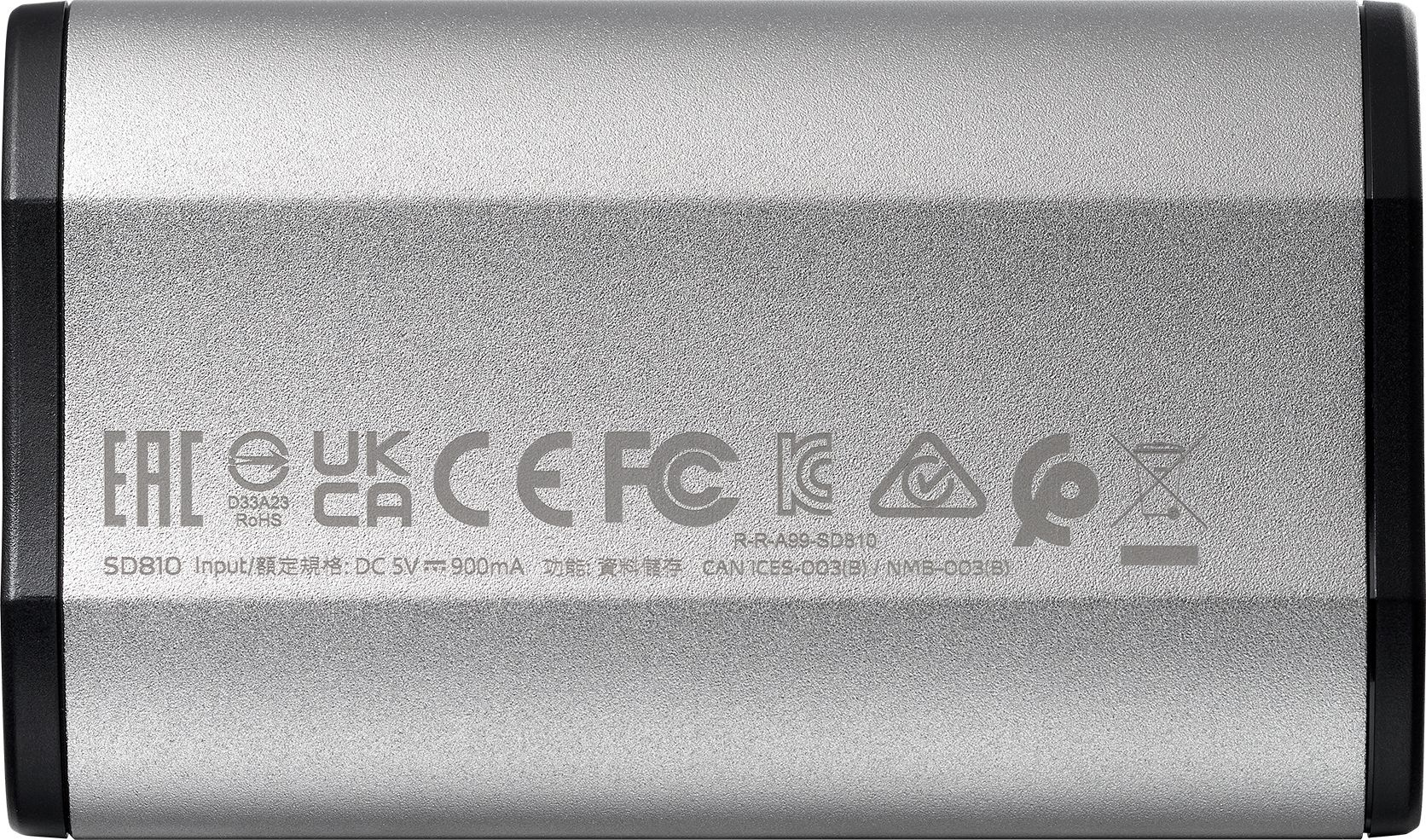 Внешний накопитель A-Data SD810 4TB серый (SD810-4000G-CSG)