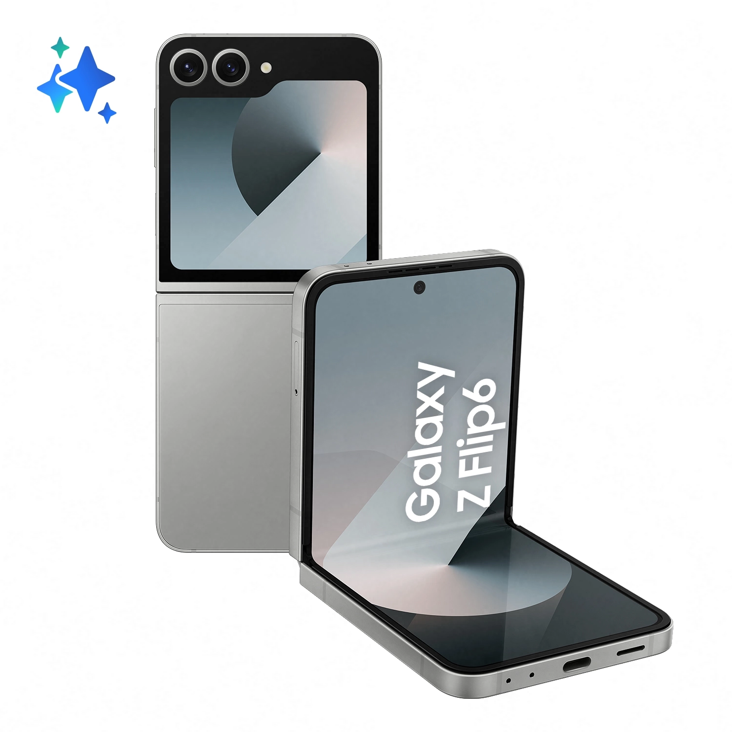 Смартфон Samsung Galaxy Z Flip 6 5G 512Gb 12Gb SM-F741B серый (SM-F741BZSHCAU)