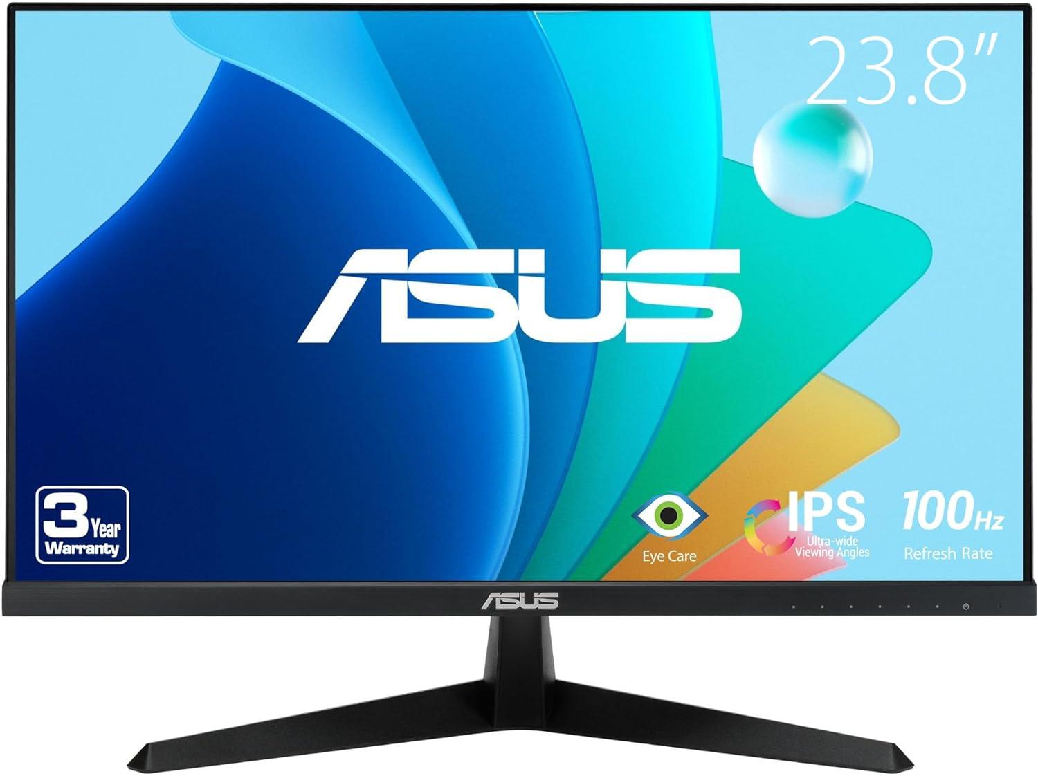 Монитор Asus VY249HF черный (90LM06A3-B01A70)