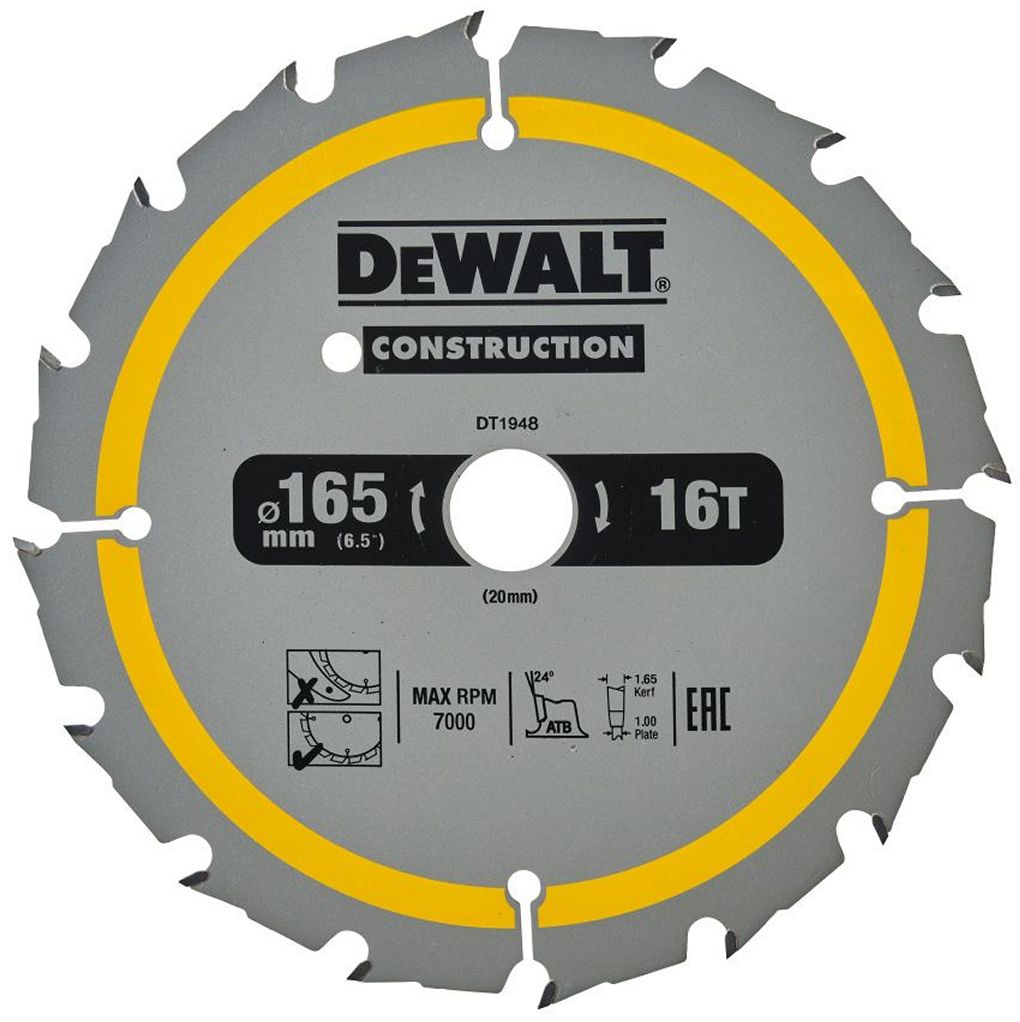 Диск пильный DeWalt DT1948-QZ