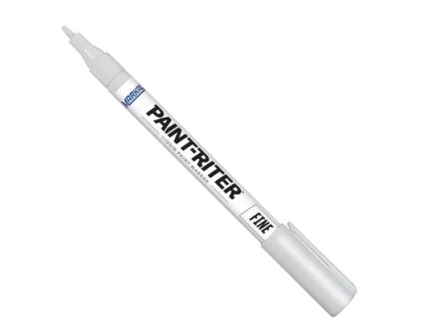 Маркер промышл. перманентный на основе жидк. краски MARKAL PAINT-RITER FINE БЕЛЫЙ (Толщина линии 1,5 мм. Цвет белый)