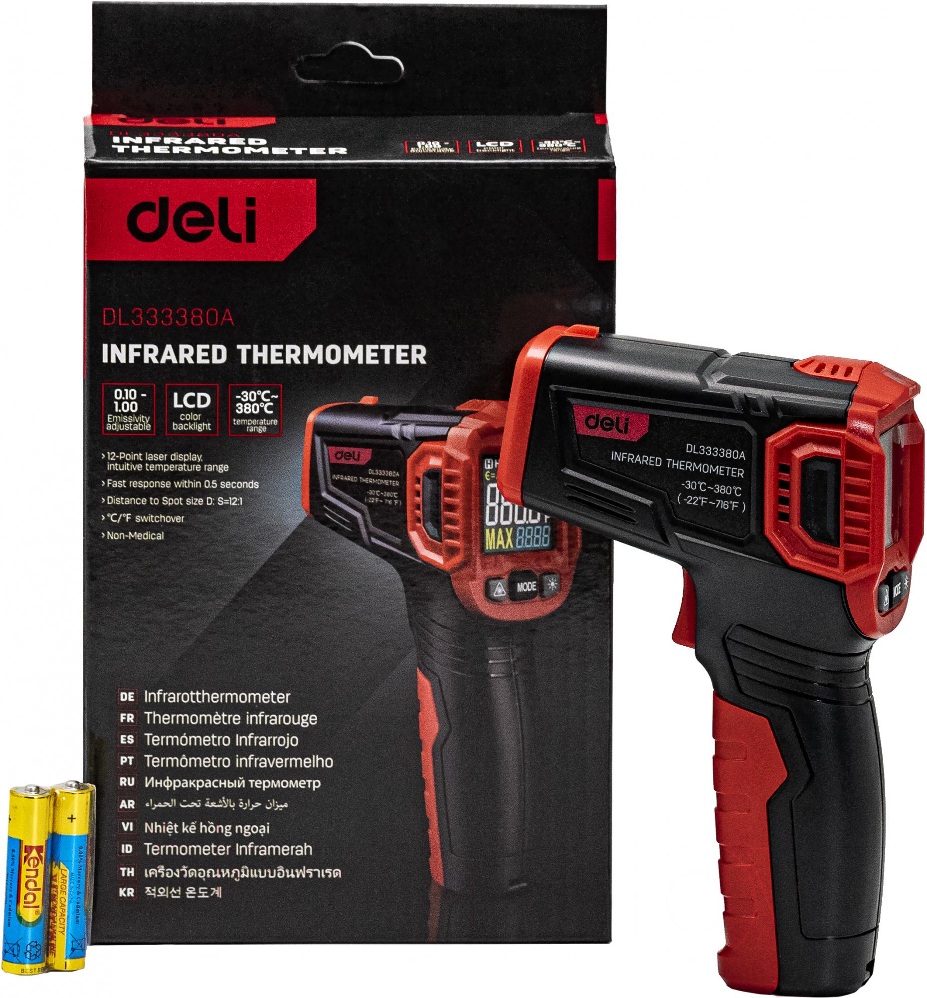 Пирометр Deli DL333380A