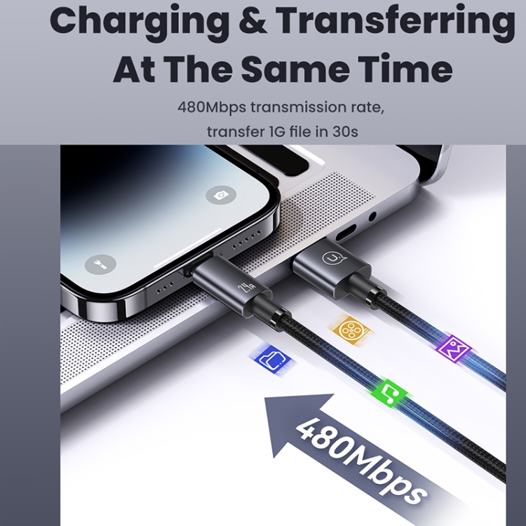 Кабель Usams US-SJ667 1.2м Tarnish (SJ667USB01)