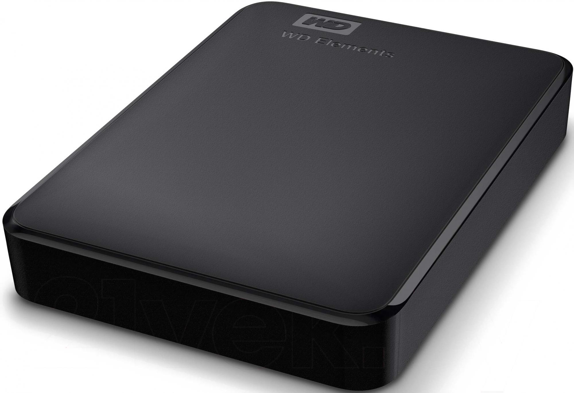 Внешний накопитель WD Elements Portable 5ТБ (WDBU6Y0050BBK-WESN)