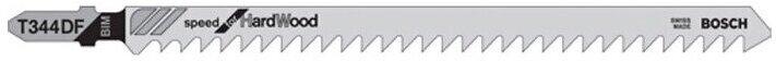 Пилка для лобзика Bosch T 344 DF Speed for Hard Wood 5шт 2.608.634.243