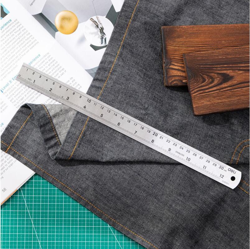 Линейка строительная Deli DL8030Y