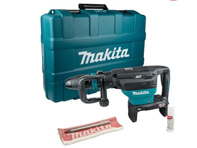 Аккумуляторный отбойный молоток MAKITA XGT HM 002 GZ03 (80 Вт, 20.9 Дж, 1900 уд/мин, патрон SDS-MAX, вес 13.3 кг)