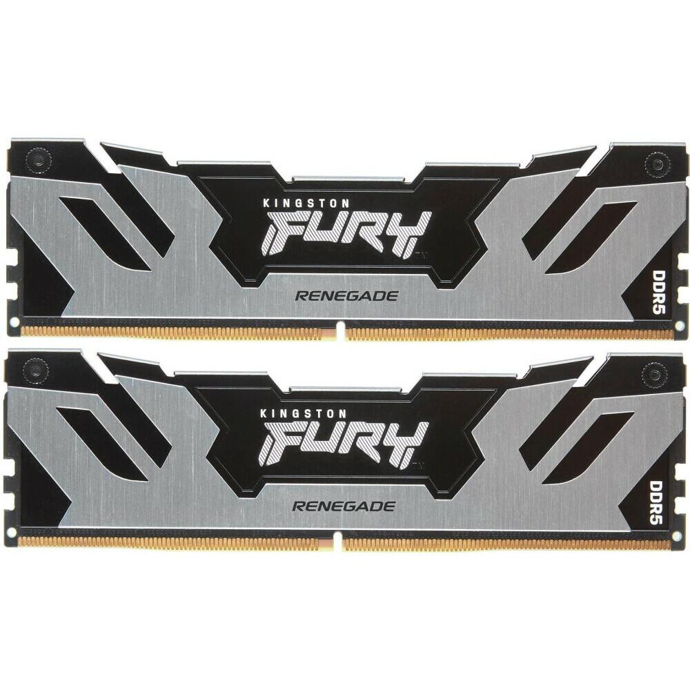 Оперативная память Kingston Fury Renegade Silver/Black 32GB DDR5 XMP (KF572C38RSK2-32)