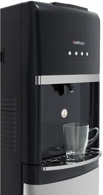 Кулер для воды Hotfrost 35AN серебристый/черный (120103501)