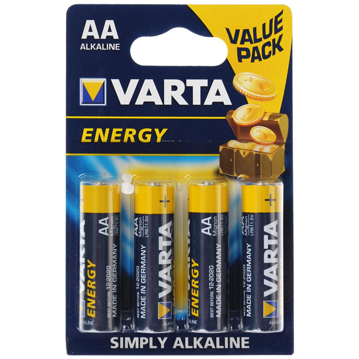 Батарейка Varta Energy 4106 AA BL4 4pcs/Pack