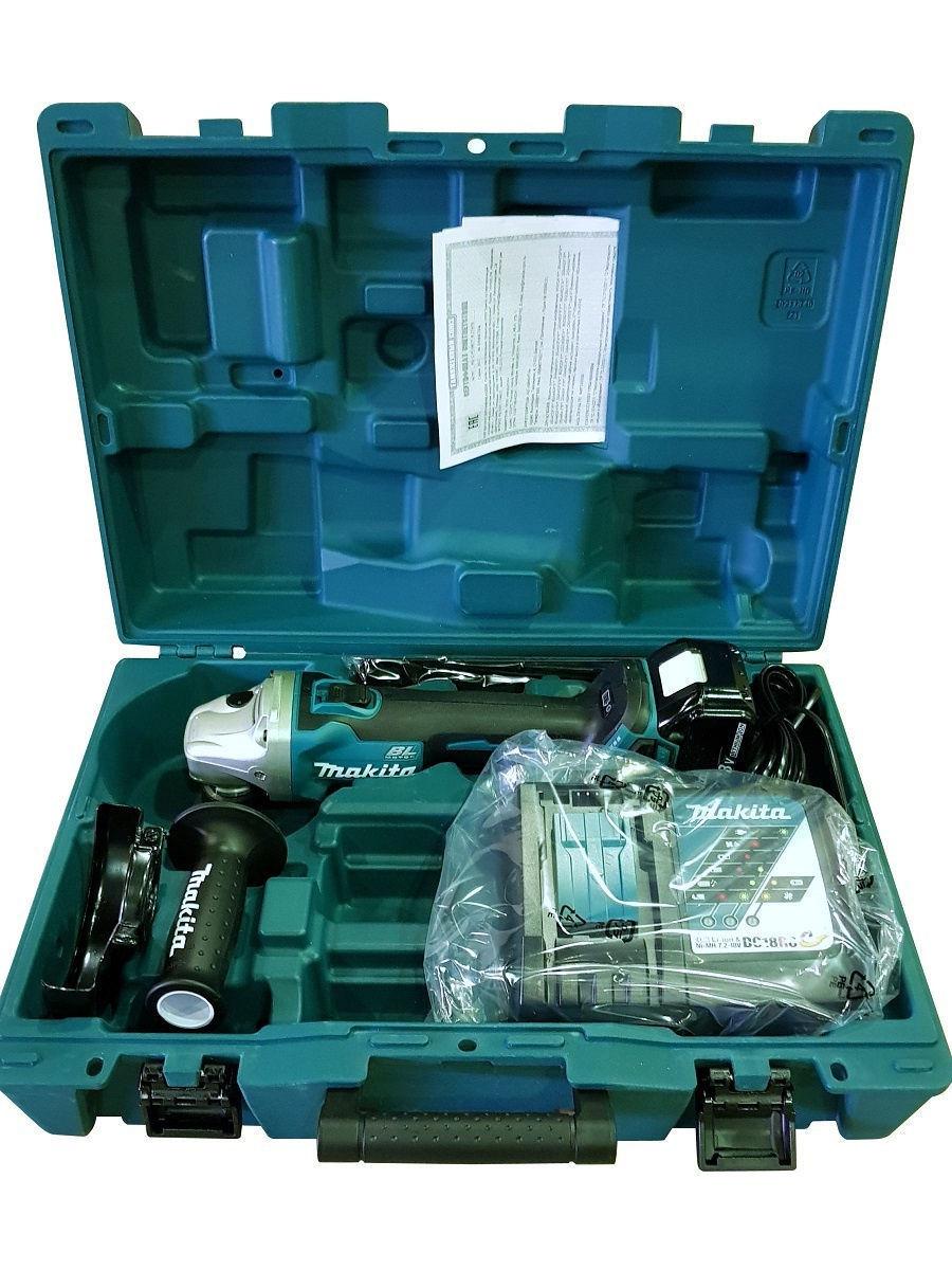 Угловая шлифмашина Makita DGA 504 RF 1АКБ и ЗУ (DGA504RF)