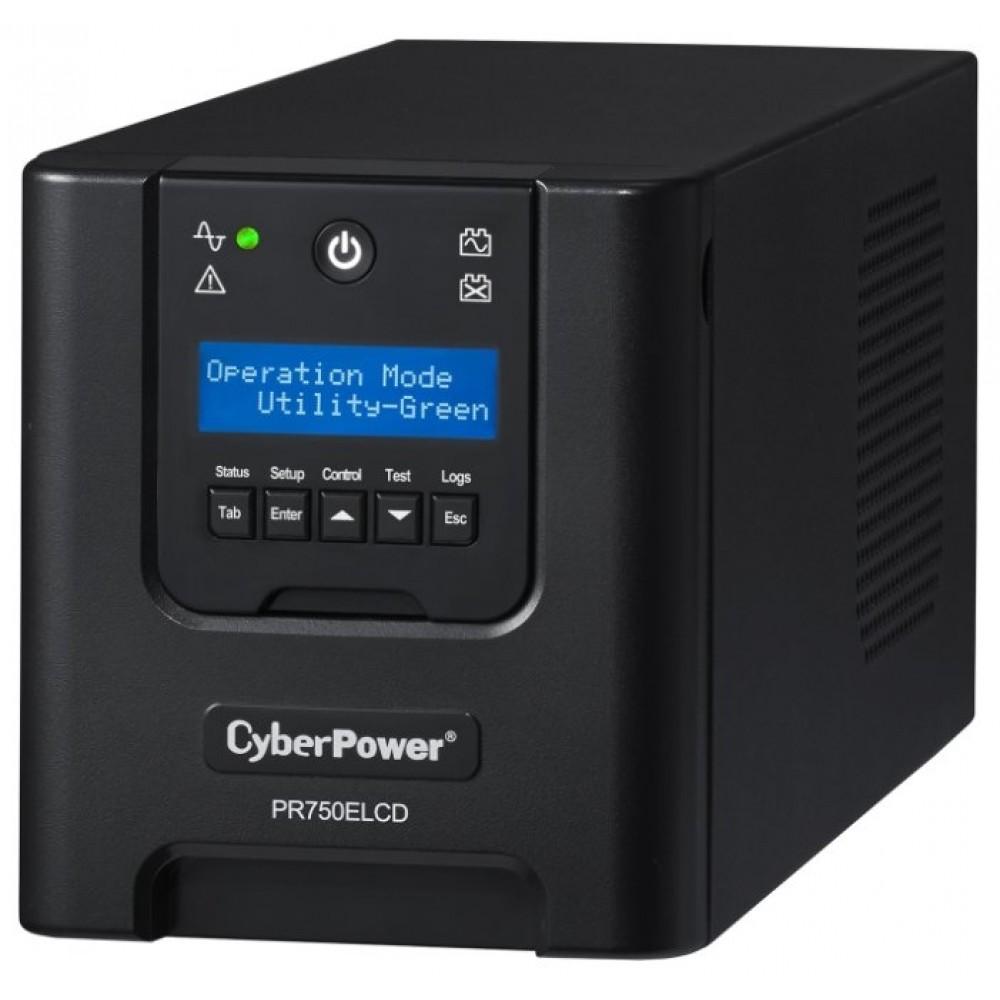 Источник бесперебойного питания CyberPower LCD 750VA/675W (PR750E)