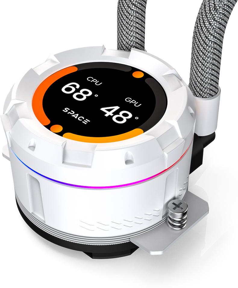 Система жидкостного охлаждения для процессора ID-Cooling SL360 XE White