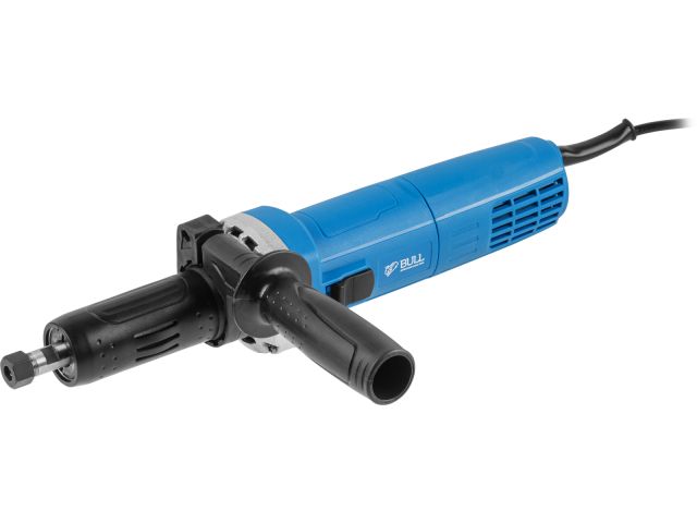 Прямая шлифмашина BULL EDG 5528 E в кор. 550 Вт, 8000-28000 об/мин, цанги 6 и 8 мм (Плавный пуск, защита от повторного включения, 1.8 кг)