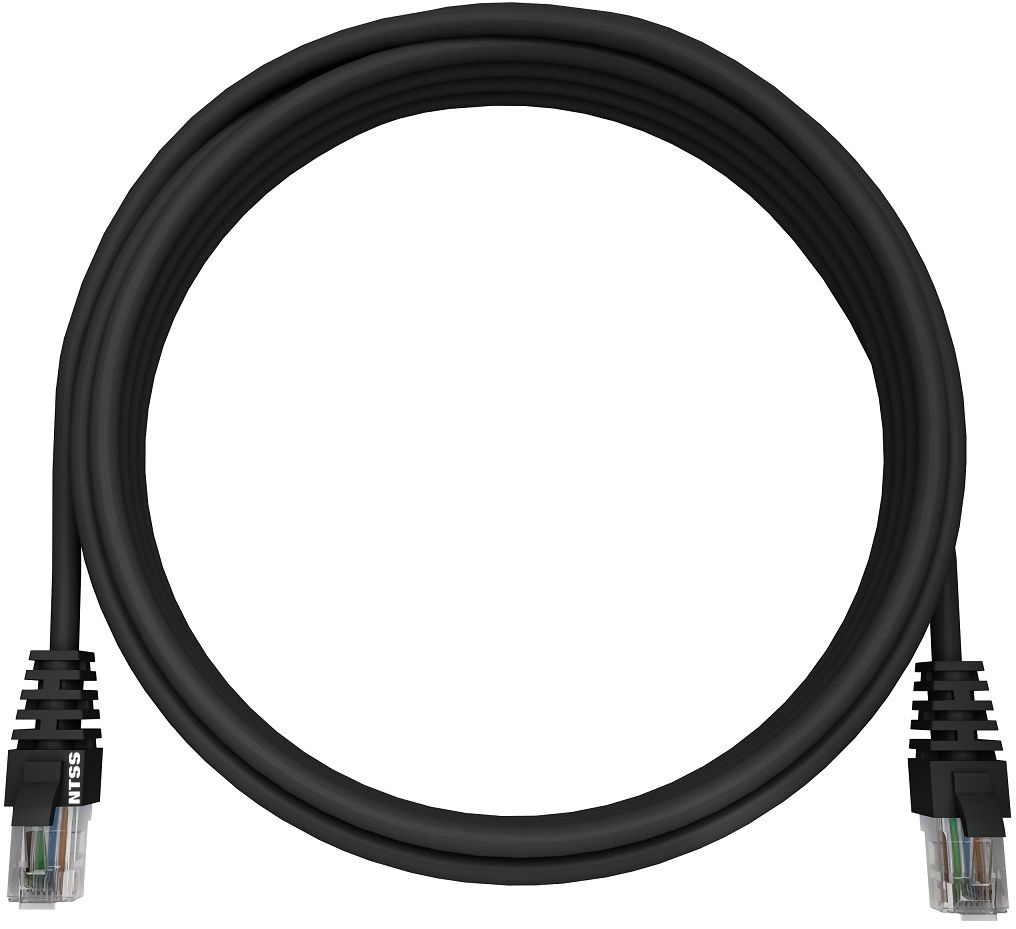 Патч-корд NTSS NTSS-PC-UTP-RJ45-5e-20.0-LSZH-BL черный