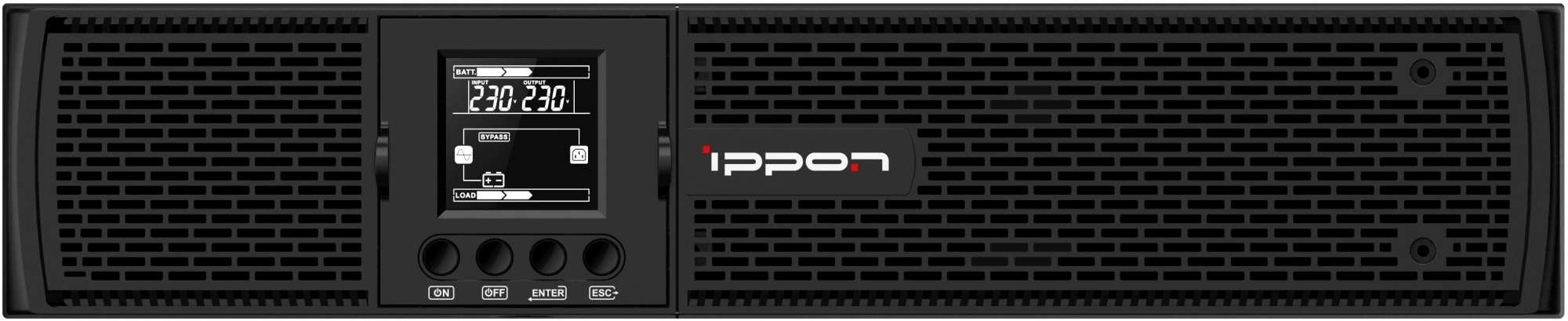 Источник бесперебойного питания Ippon Innova RTB 3000 черный (2028480)