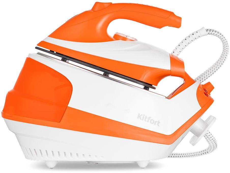 Утюг Kitfort КТ-9135-2 белый/оранжевый