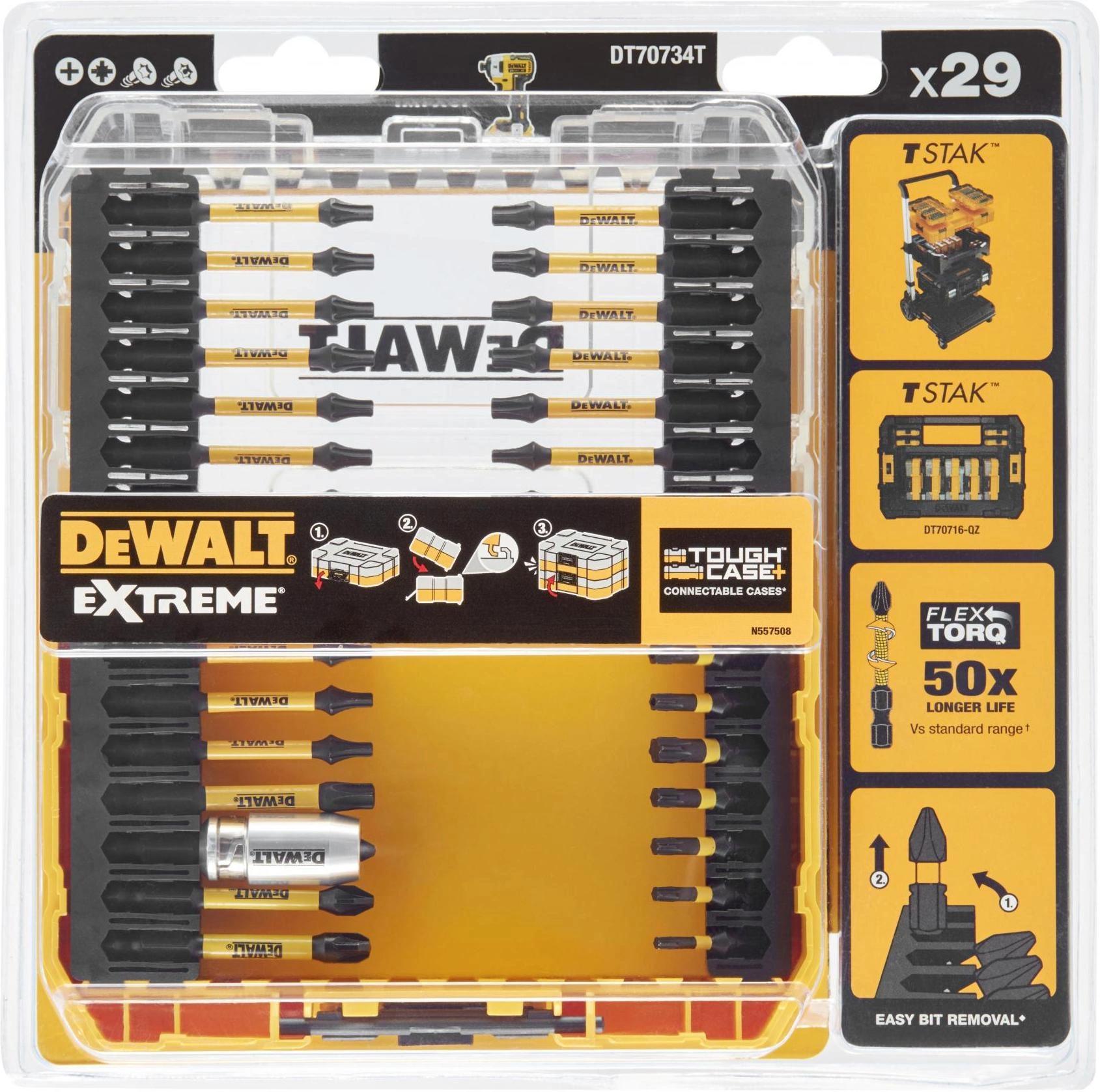 Набор бит DeWalt DT70734T-QZ