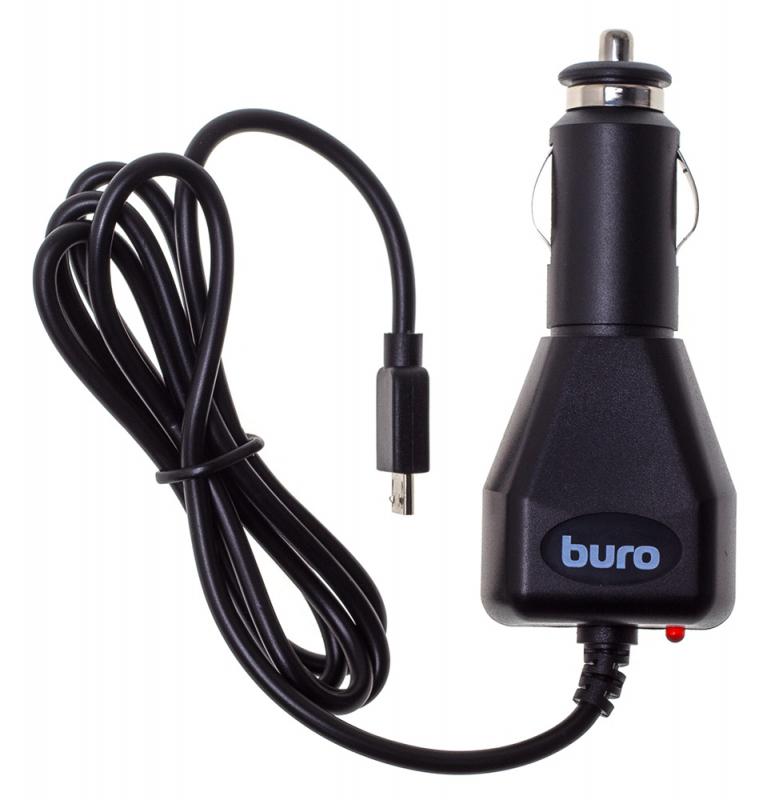 Автомобильное зарядное Buro XCJ-048-EM-2A microUSB черный