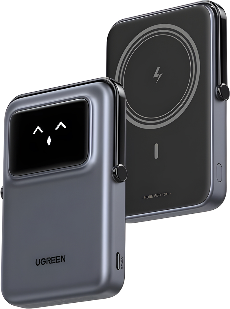Портативное зарядное устройство Ugreen PB764 Space Gray (45329)