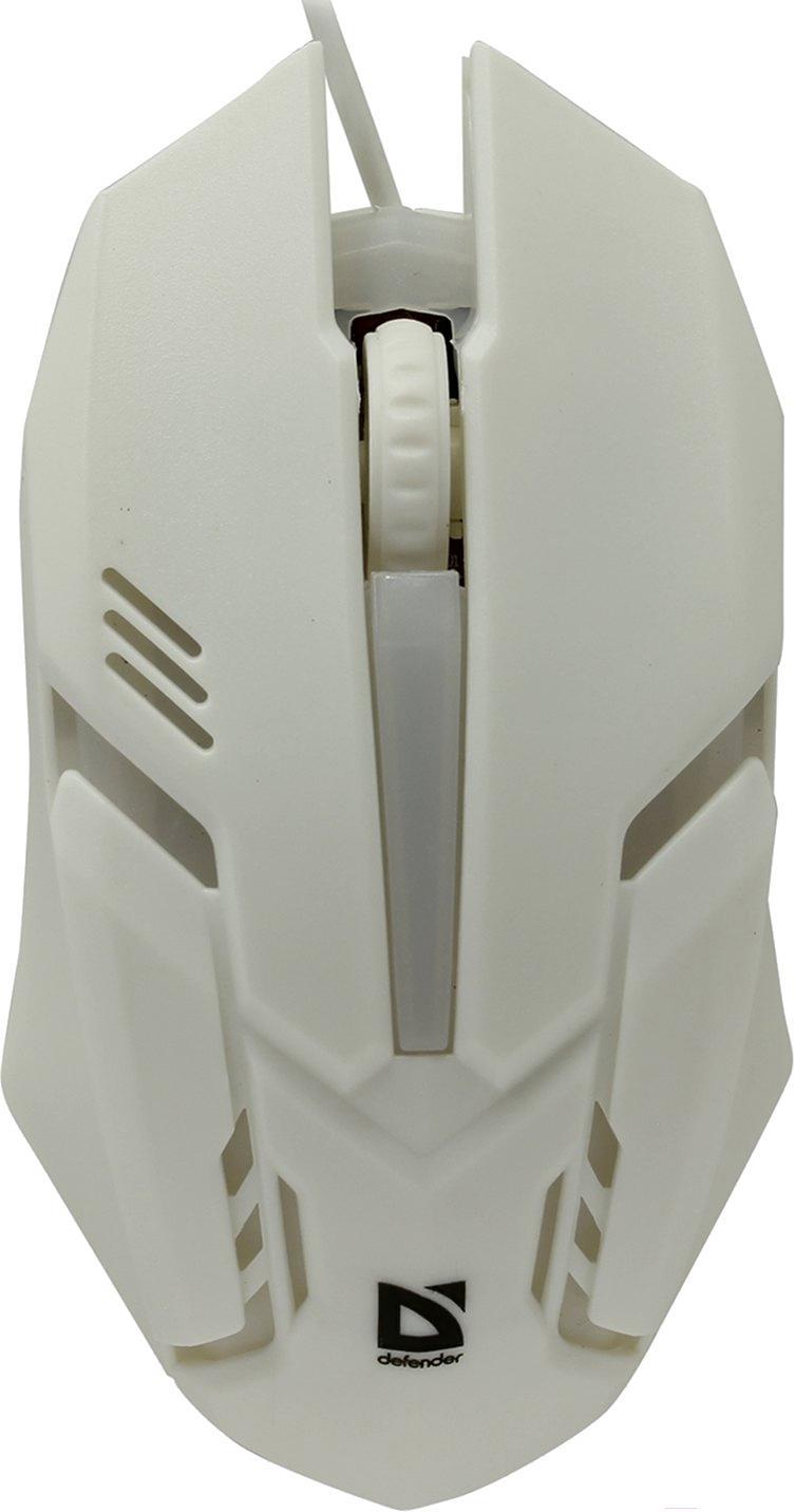 Мышь Defender Cyber MB-560L белый (52561)