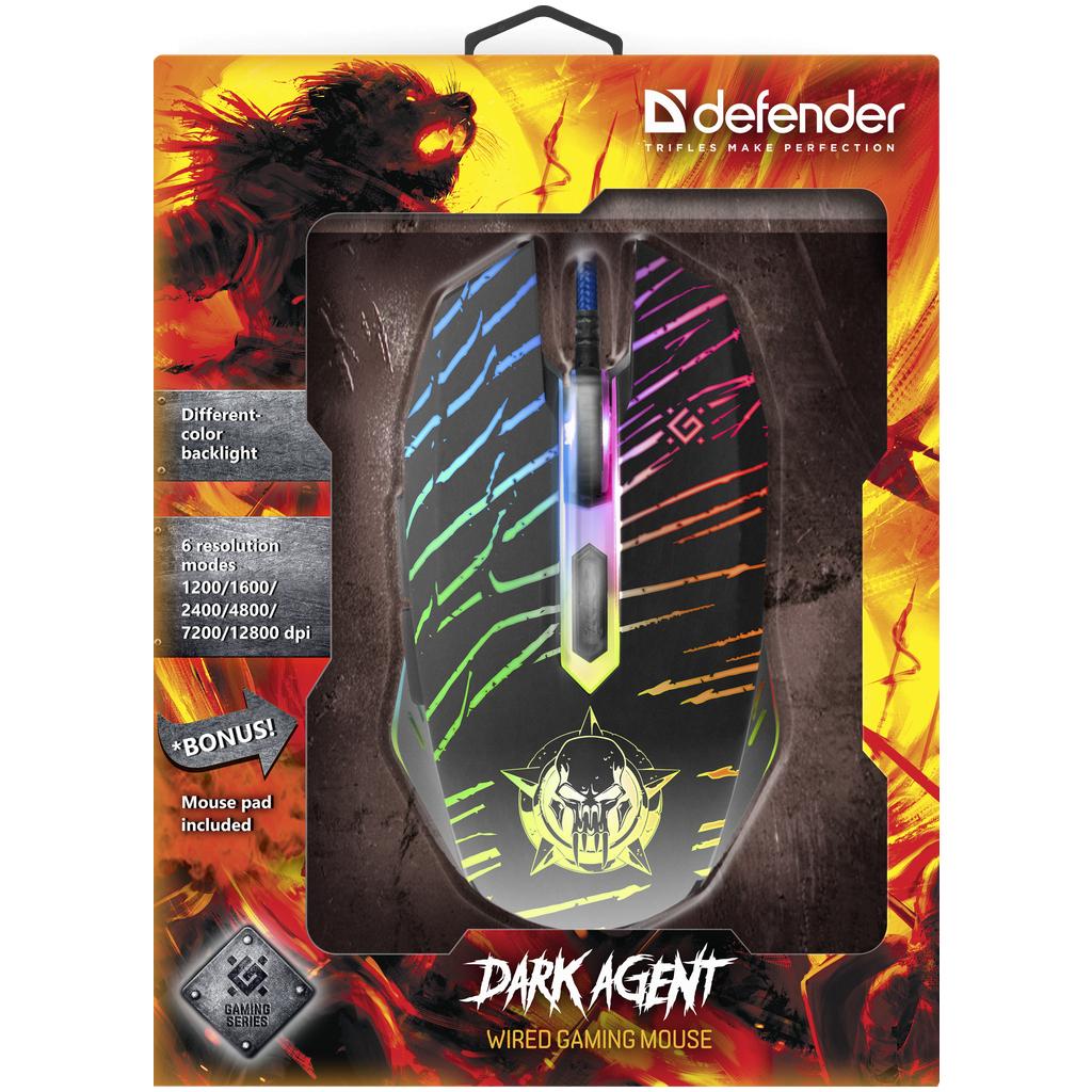 Мышь Defender Dark Agent GM-590L (52590)