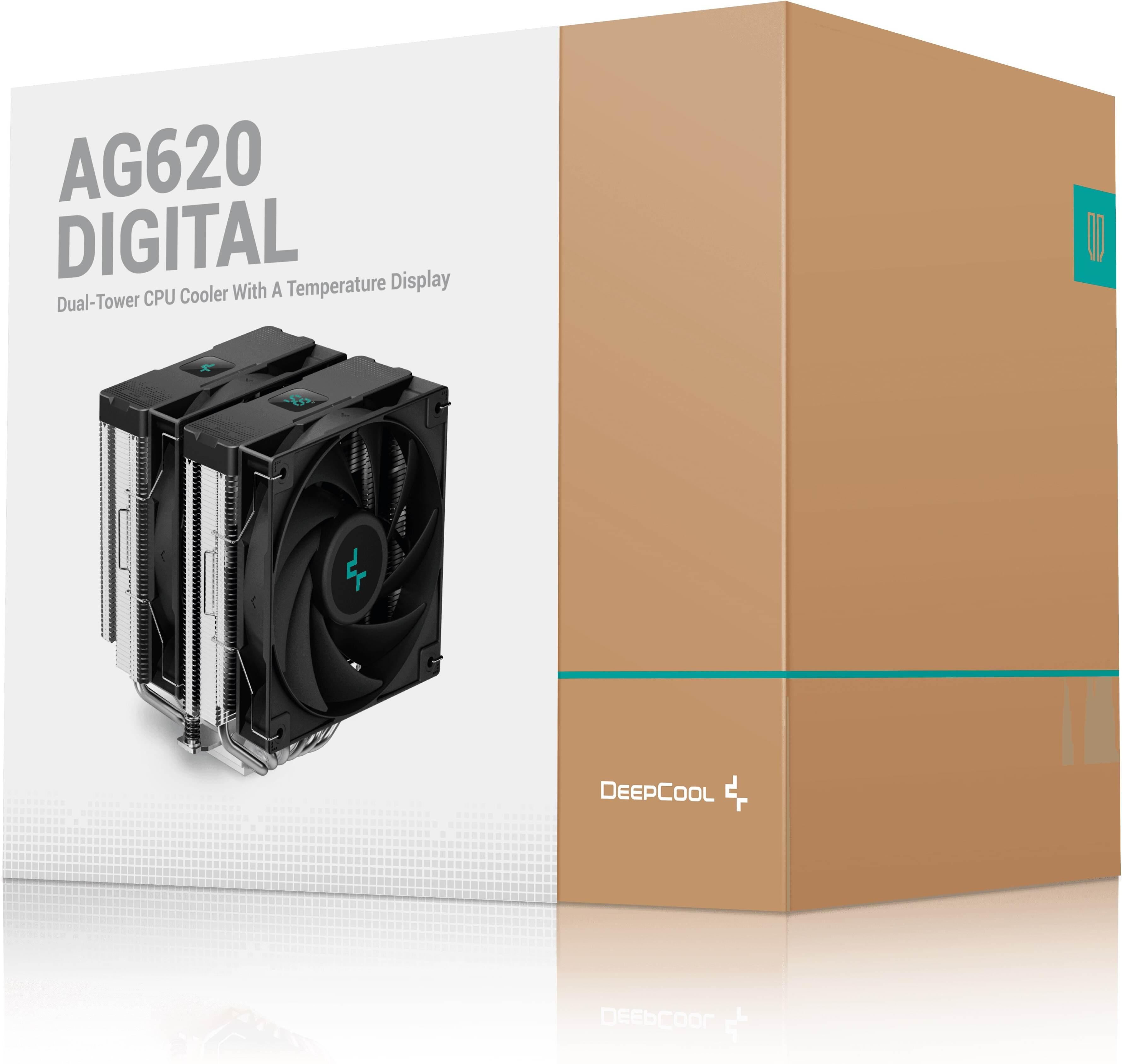 Кулер для процессора DeepCool AG620 Digital (R-AG620-BKNDMN-G-1)