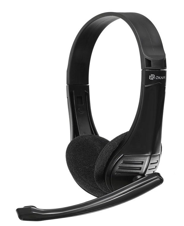 Гарнитура Oklick HS-M150 черный (428963)