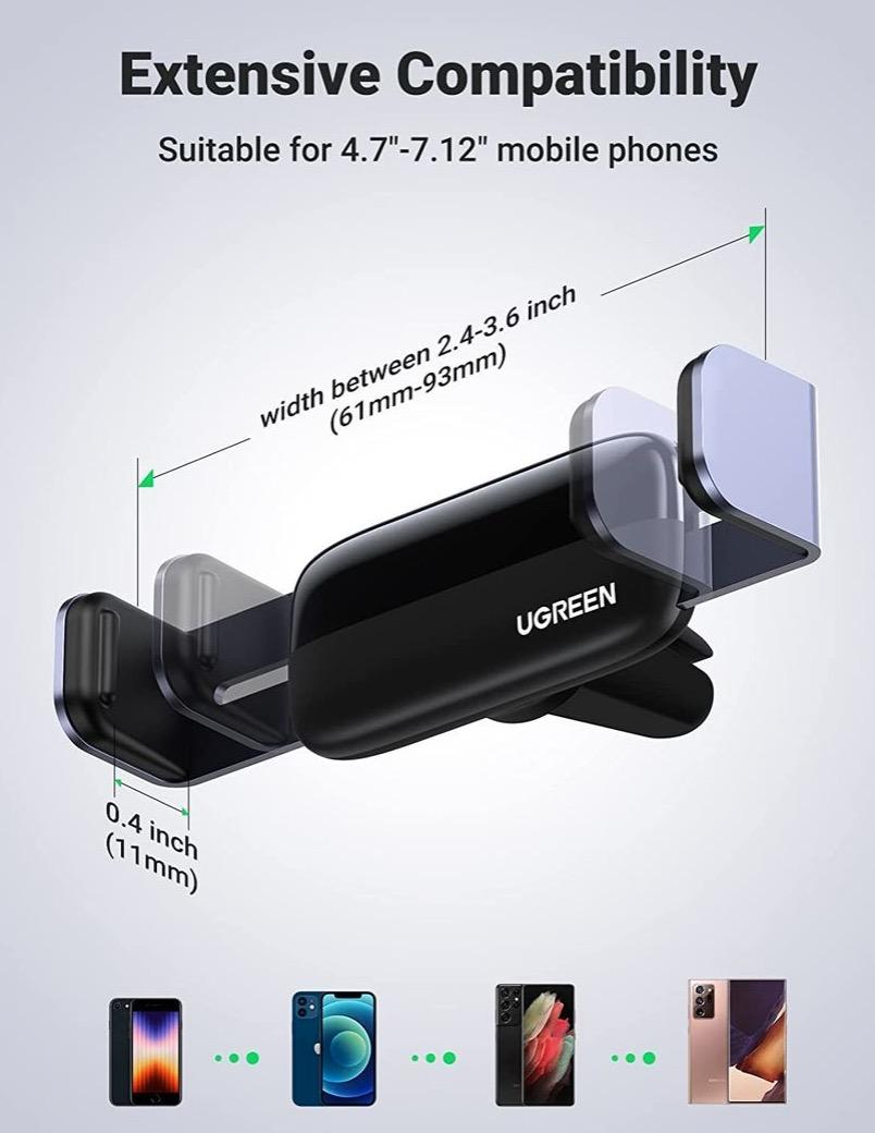 Держатель для смартфона Ugreen LP120-10422 Black (10422)