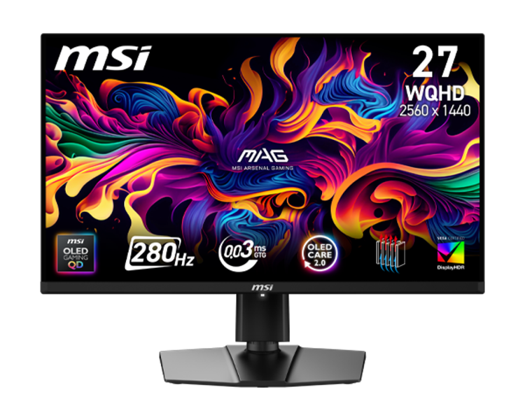 Монитор MSI Mag 271QP QD-OLED X28 черный (9S6-3CF19T-010)