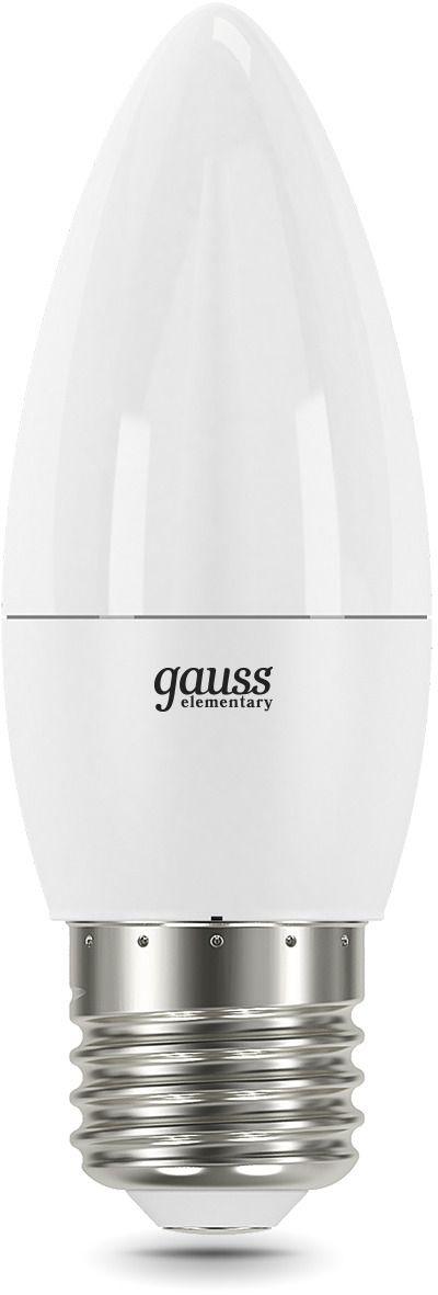 Лампа Gauss Elementary 30212 12Вт E27 220B 3000K 10шт (30212)