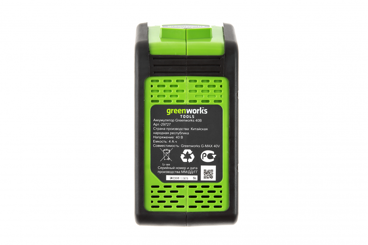 Воздуходувка Greenworks G40ABK4 1АКБ (2400807UB)