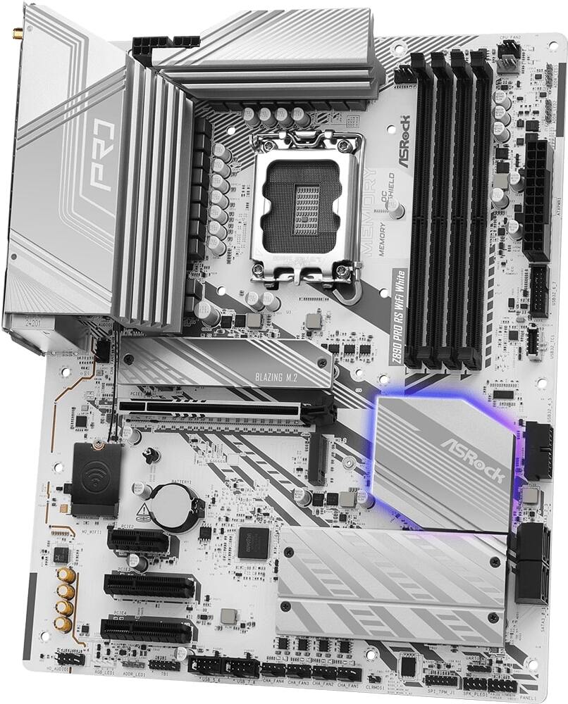 Материнская плата ASRock Z890 Pro RS WiFi White